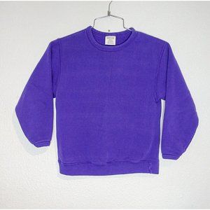 VTG Cheetah Girl's Size 7/8 Purple Crewneck Sweatshirt Made in the USA